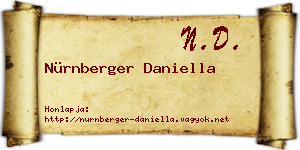 Nürnberger Daniella névjegykártya